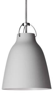 Lampa Wisząca FRITZ HANSEN, Caravaggio P1, ściemnialny, szary, salon, metal, design