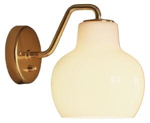 Lampa Ścienna Louis Poulsen, VL Ring Crown, złoty | mosiężny, salon, szkło, design