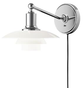 Lampa Ścienna Louis Poulsen, PH 2/1, ściemnialny, metaliczny, salon, szkło, design