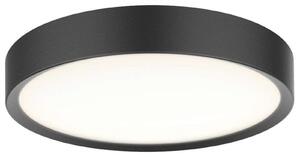 Lampa Sufitowa Halo Design, ściemnialny, czarny, salon, tworzywo sztuczne