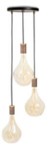 Lampa Wisząca Tala, Triple Pendant, ściemnialny, biały, jadalnia, metal