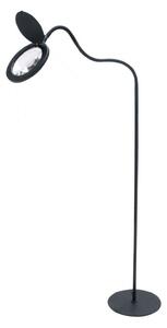Lampa Podłogowa Halo Design, ściemnialny, czarny, gabinet | pracownia, aluminium