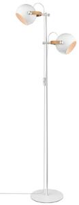 Lampa Podłogowa Halo Design, biały, salon, szkło