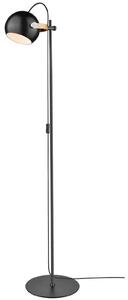 Lampa Podłogowa Halo Design, czarny, salon, szkło