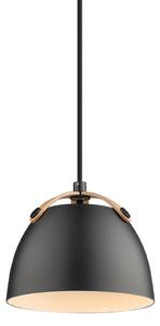 Lampa Wisząca Halo Design, czarny, jadalnia, szkło