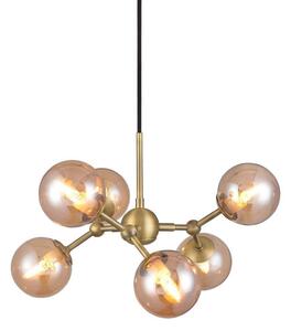 Lampa Wisząca Halo Design, złoty | mosiężny, jadalnia, metal