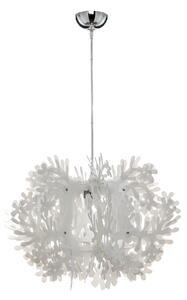 Lampa Wisząca Slamp, FIORELLA, ściemnialny, biały, salon, tworzywo sztuczne, design