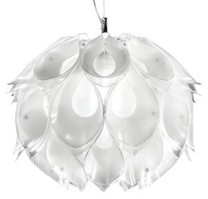 Lampa Wisząca Slamp, FLORA, ściemnialny, biały, salon, tworzywo sztuczne, design