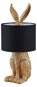 Lampa Stołowa Lindby, Lorentina, czarny, salon, tkanina | tekstylia, design
