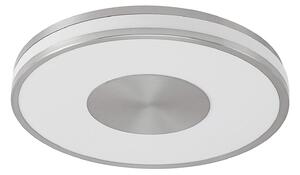 Lampa Sufitowa Lindby, Fjella, ściemnialny, metaliczny, salon, metal, nowoczesny