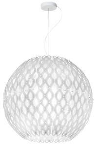 Lampa Wisząca Slamp, Charlotte, ściemnialny, biały, salon, tworzywo sztuczne, design
