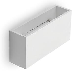 Lampa Ścienna Lindby, Mavora, ściemnialny, biały, salon, gips | glina, nowoczesny