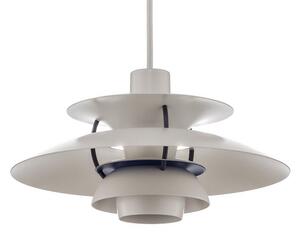 Lampa Wisząca Louis Poulsen, PH 5 Mini, ściemnialny, biały, salon, metal, design