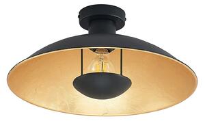 Lampa Sufitowa Lindby, Narisara, ściemnialny, czarny, salon, metal, nowoczesny