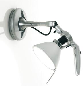Lampa Ścienna Luceplan, Fortebraccio, ściemnialny, metaliczny, salon, metal, design