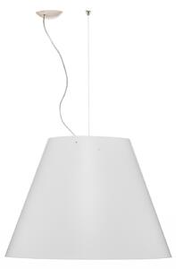 Lampa Wisząca Luceplan, Grande Costanza, biały, salon, tworzywo sztuczne, design