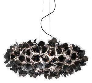Lampa Wisząca Slamp, Clizia Mama Non Mama, ściemnialny, czarny, salon, tworzywo sztuczne, design