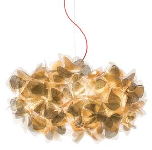 Lampa Wisząca Slamp, Clizia Mama Non Mama, ściemnialny, złoty | mosiężny, salon, tworzywo sztuczne, design