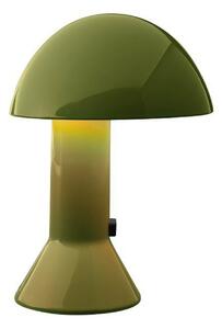 Lampa Stołowa Martinelli Luce, Elmetto, zielony, salon, tworzywo sztuczne, design