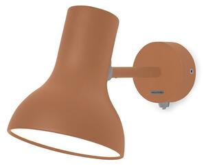 Lampa Ścienna Anglepoise, Type 75 Mini, ściemnialny, brąz rdzawy, salon, metal, design
