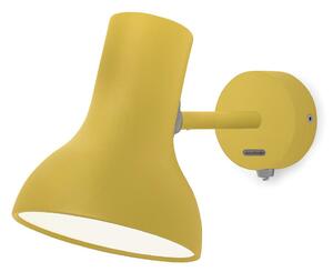 Lampa Ścienna Anglepoise, Type 75 Mini, ściemnialny, żółty, salon, metal, design