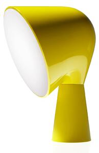 Lampa Stołowa Foscarini, Binic, żółty, salon, tworzywo sztuczne, design