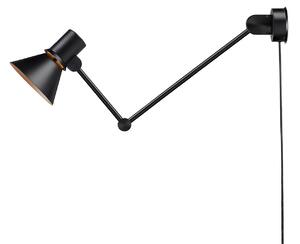 Lampa Ścienna Anglepoise, Type 80 W3, czarny, salon, metal, design