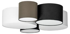 Lampa Sufitowa Lindby, Lettie, ściemnialny, wielokolorowy, salon, tkanina | tekstylia, skandynawski