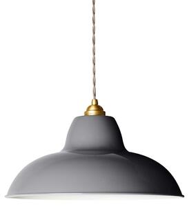 Lampa Wisząca Anglepoise, Original 1227 Brass Midi Wide, ściemnialny, szary, salon, metal, design
