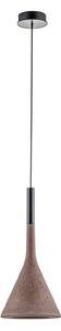 Lampa Wisząca Foscarini, Aplomb, ściemnialny, brąz rdzawy, kuchnia, beton, design