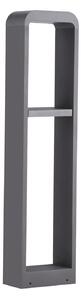 Zewnętrzna Lampa Lindby, Darko, szary, taras, aluminium, nowoczesny
