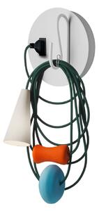 Lampa Ścienna Foscarini, Filo, wielokolorowy, salon, metal, design