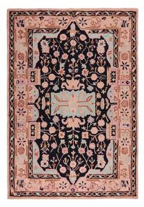 Różowy wełniany dywan tkany ręcznie 120x170 cm Blossom Traditional – Flair Rugs