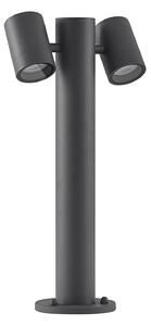 Zewnętrzna Lampa Lucande, Maloney, ściemnialny, czarny, metal, nowoczesny
