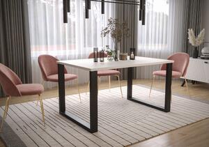 Darmowa dostawa Imper - industrialny stół loft 138x90 cm - biały mat