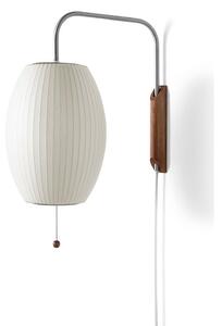 Kinkiet Nelson Cigar Sconce Bubble, biały – Herman Miller