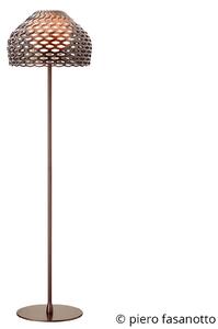 Lampa Podłogowa FLOS, Tatou F, ściemnialny, brąz rdzawy, salon, metal, design