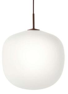Lampa Wisząca Muuto, czerwony, salon, szkło