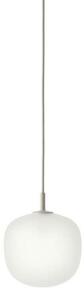 Lampa Wisząca Muuto, szary, salon, szkło