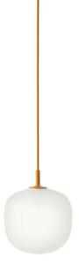 Lampa Wisząca Muuto, pomarańczowy, salon, szkło