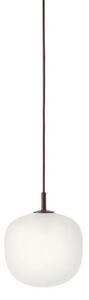 Lampa Wisząca Muuto, czerwony, salon, szkło