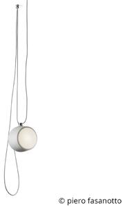 Lampa Wisząca FLOS, AIM Small, ściemnialny, biały, salon, metal, design