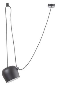 Lampa Wisząca FLOS, AIM Small, ściemnialny, czarny, salon, metal, design
