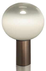 Lampa Stołowa Artemide, Laguna 26, ściemnialny, antyczny mosiądz, salon, szkło, design
