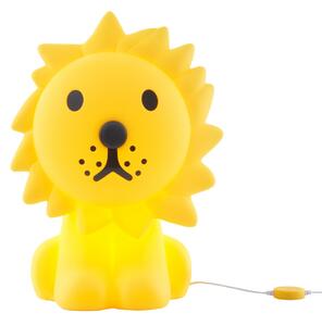 Lampa Stołowa Mr Maria, Lion, ściemnialny, żółty, pokój dziecięcy, tworzywo sztuczne