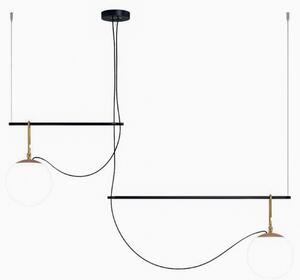 Lampa Wisząca Artemide, nh S3 2, ściemnialny, złoty | mosiężny, salon, metal, design