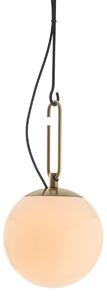Lampa Wisząca Artemide, nh, ściemnialny, biały, salon, szkło, design
