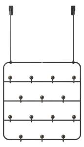 Czarny metalowy wieszak na drzwi 36 cm Estique – Umbra