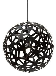 Lampa Wisząca david trubridge, czarny, salon, bambus