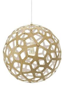 Lampa Wisząca david trubridge, biały, salon, bambus